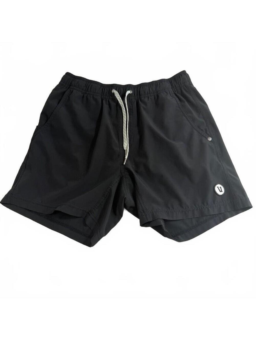 Mens black Vuori Kore Shorts